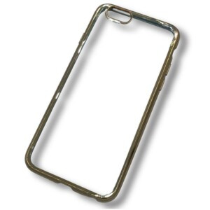 Coque iPhone 6 transparente contour dore