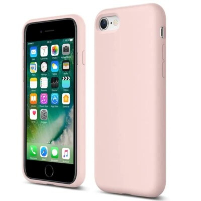 Coque iPhone 8 Rose Silicone