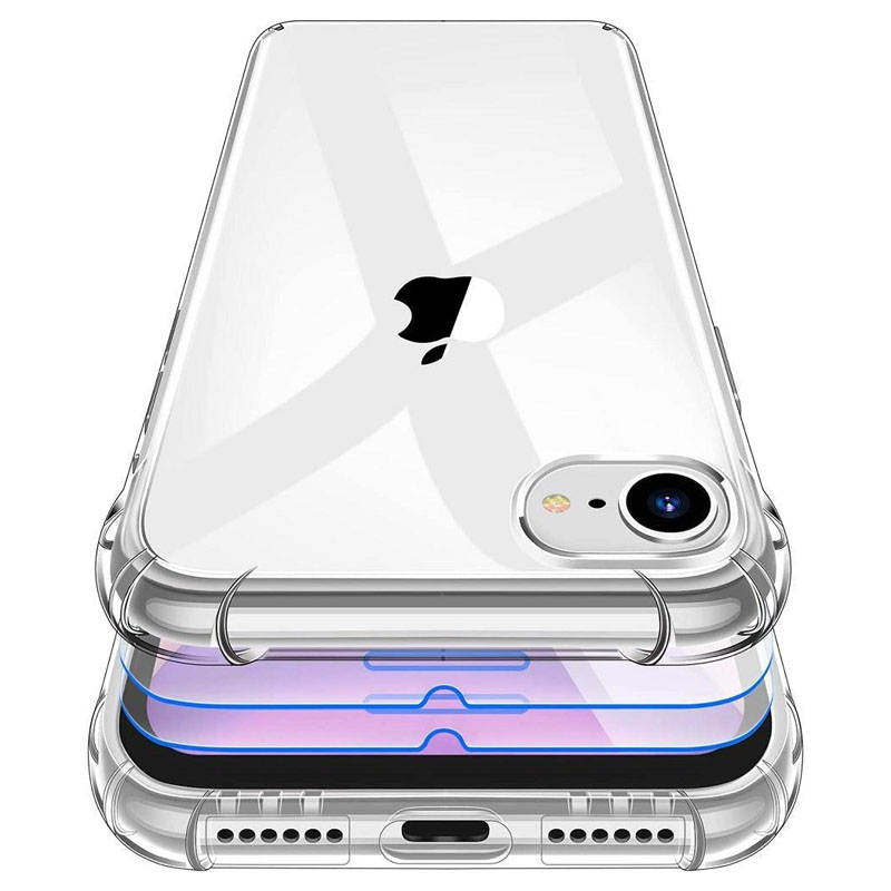 Coque iPhone SE 2020 antichoc avec verre trempé