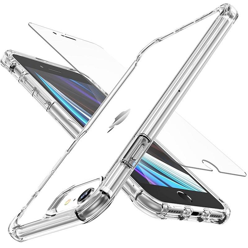 Coque iPhone SE 2022 antichoc avec film 1