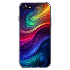 Coque iPhone SE 2022 arc en ciel cosmo