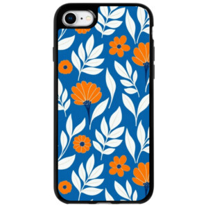 Coque iPhone SE 2022 blue orange