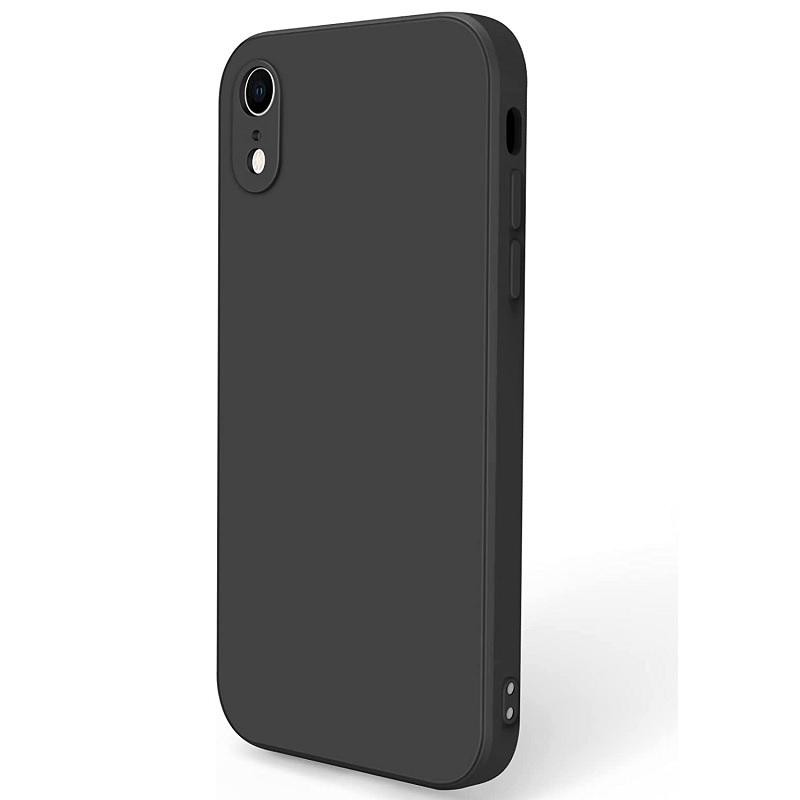 Coque iPhone XR souple protection camera noir