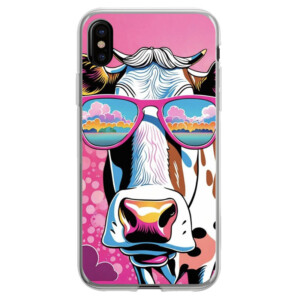 Coque iPhone XR vache