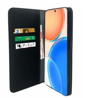 Etui Honor X8 Noir Porte carte
