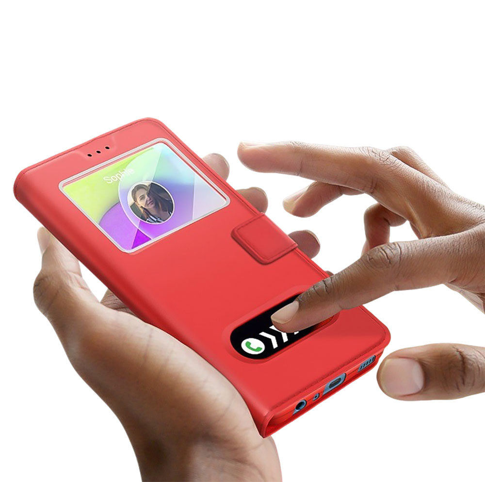 Etui Samsung A10 rouge