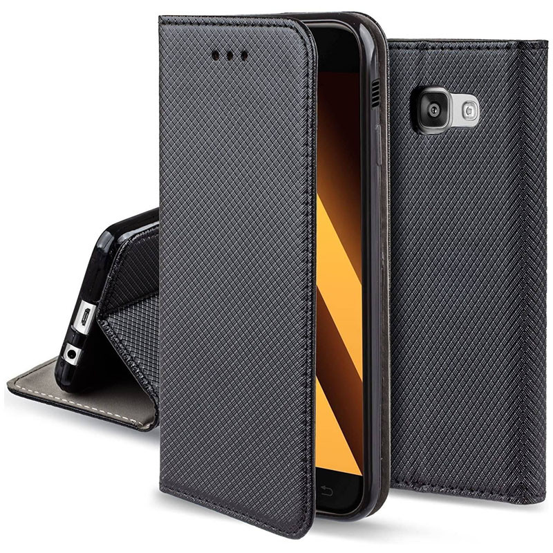 Etui Samsung Galaxy A3 2017 Porte carte Noir