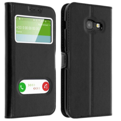 Etui Samsung Galaxy A3 2017 double fenêtre Etui Samsung Galaxy A3 2017 double fenêtre