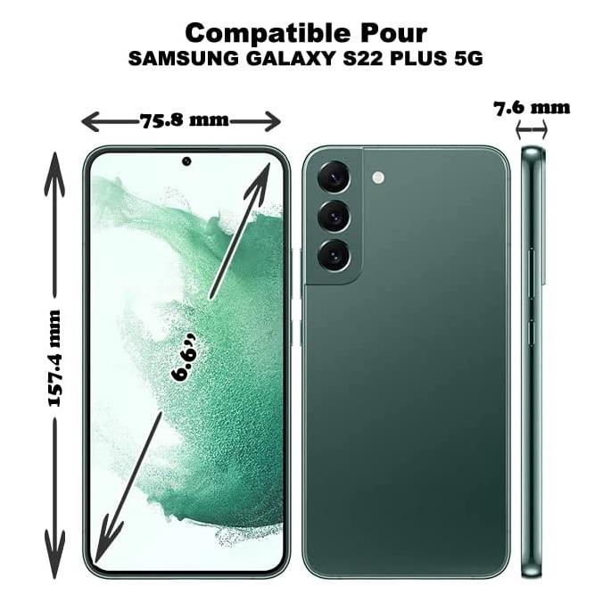 Etui Samsung Galaxy S22 Plus bleu 6