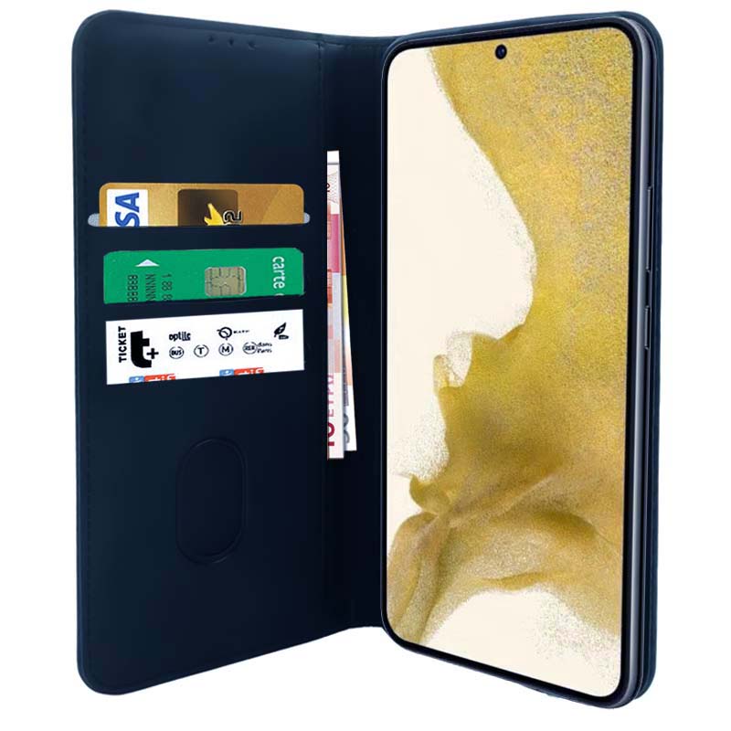 Etui Samsung Galaxy S22 Plus bleu