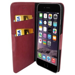 Etui iPhone 6 Porte carte rose 1