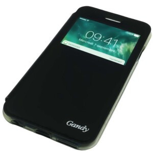 Etui iPhone 6 a fenetre noir 1