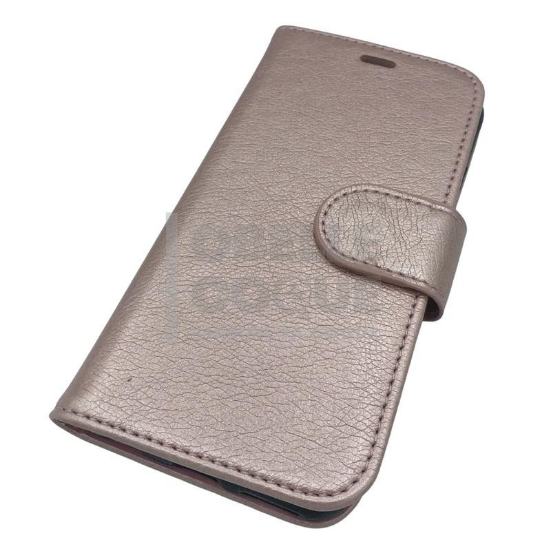 Etui iPhone 6 portefeuille rose 3