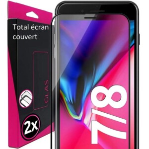 Film Verre trempe iPhone 7 total ecran