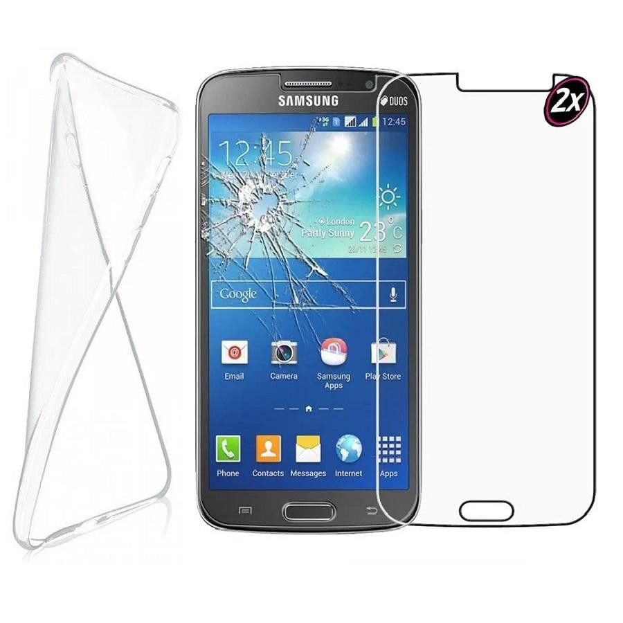 Pack Protection Samsung Grand 2 Coque avec Verre Trempe