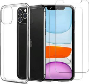 Pack Protection iPhone 11 Pro Max Coque Verre Trempe