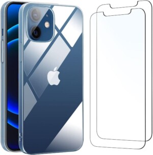 Pack Protection iPhone 12 Coque Verre Trempe