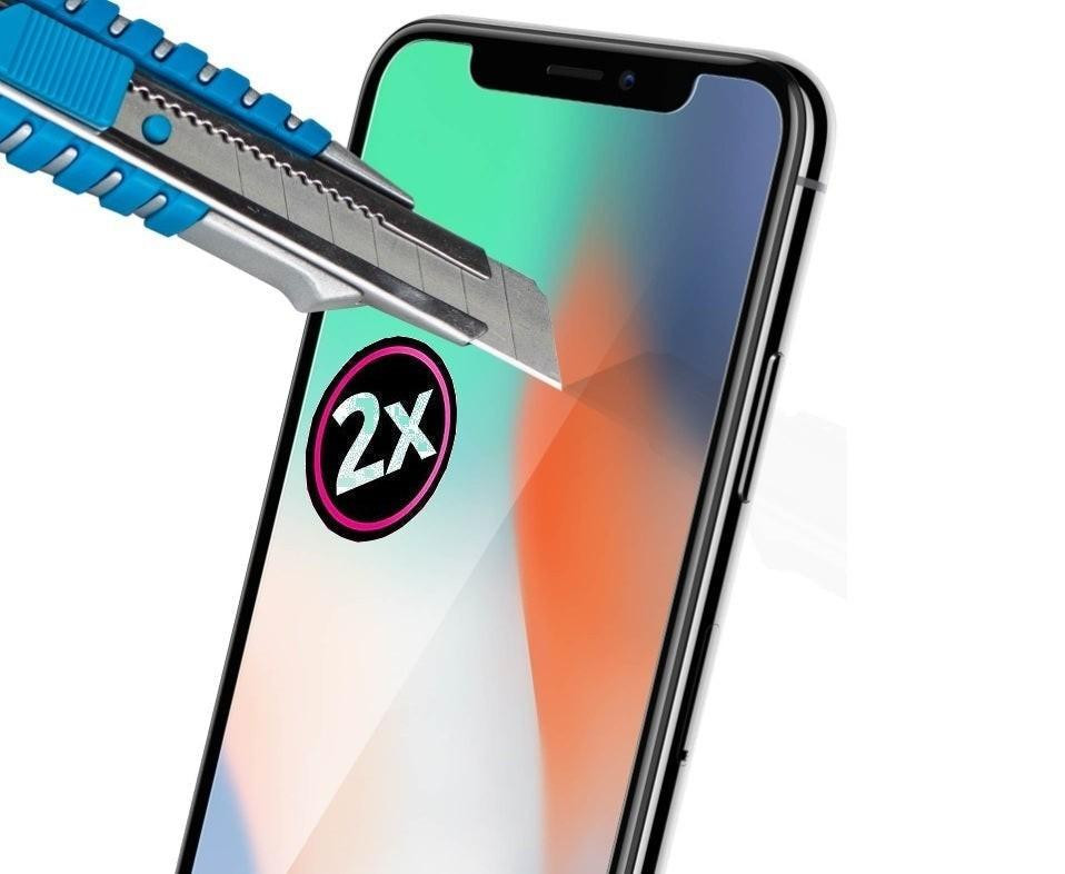 Pack Protection iPhone XR Coque Noire Verre Trempe 2
