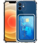 Coque iPhone 12 Pro transparente porte carte