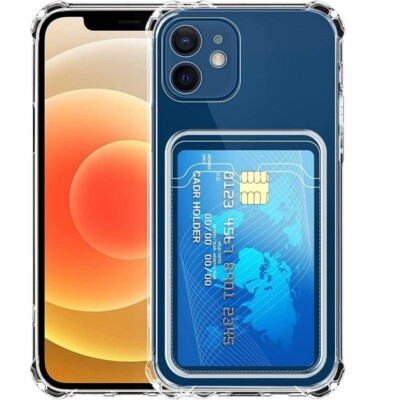 coque iphone 12 transparente porte carte