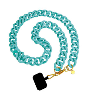 Chaîne de téléphone turquoise sublime et élégante