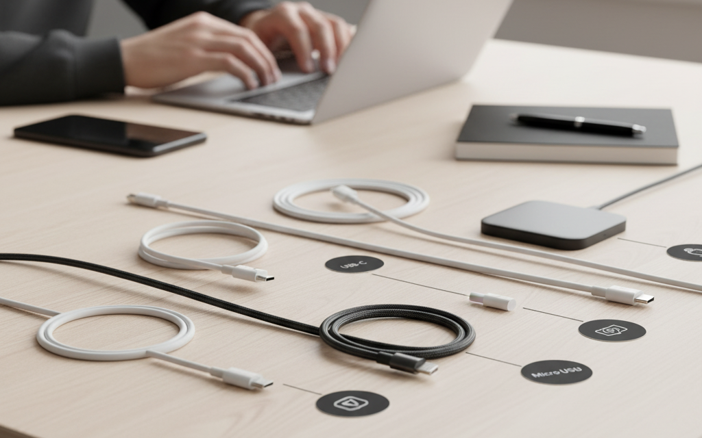 Comprendre les types de câbles - lequel est compatible avec mon téléphone.