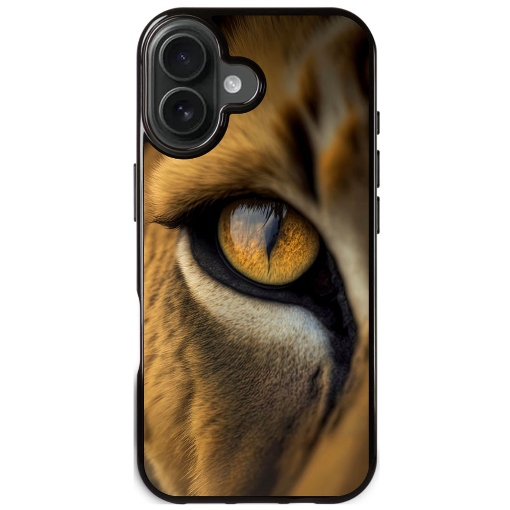 Coque iPhone 17 oeil de Lion Sauvage magnifique
