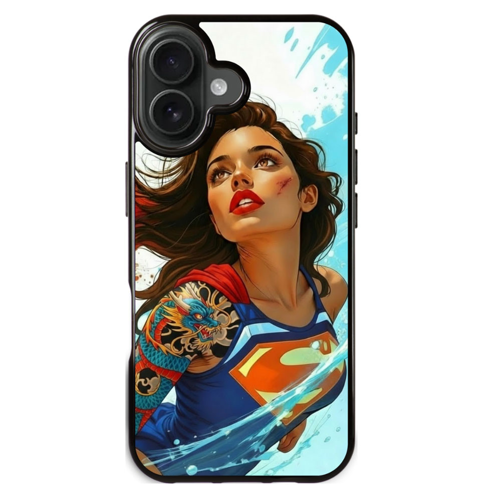 Coque iPhone 17 Super Girl unique