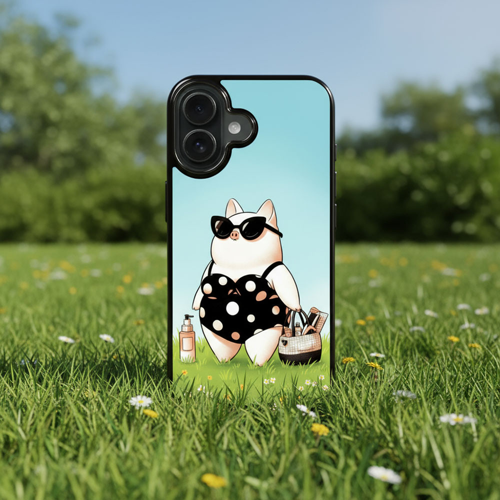 Coque iPhone 17 cochonne
