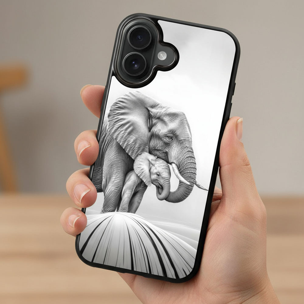 Coque iPhone 17 éléphant mignon