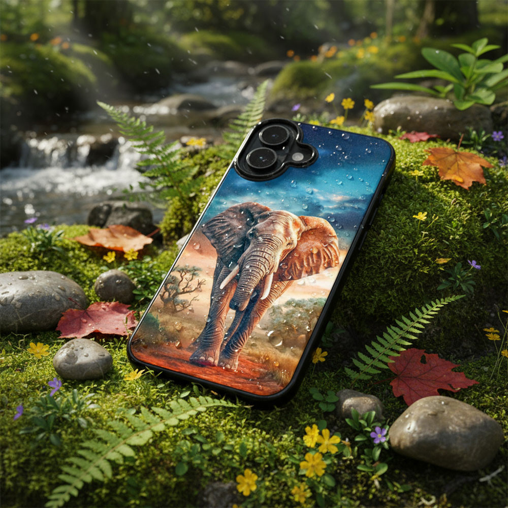 Coque iPhone 17 éléphant superbe