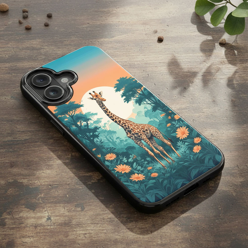 Coque iPhone 17 girafe