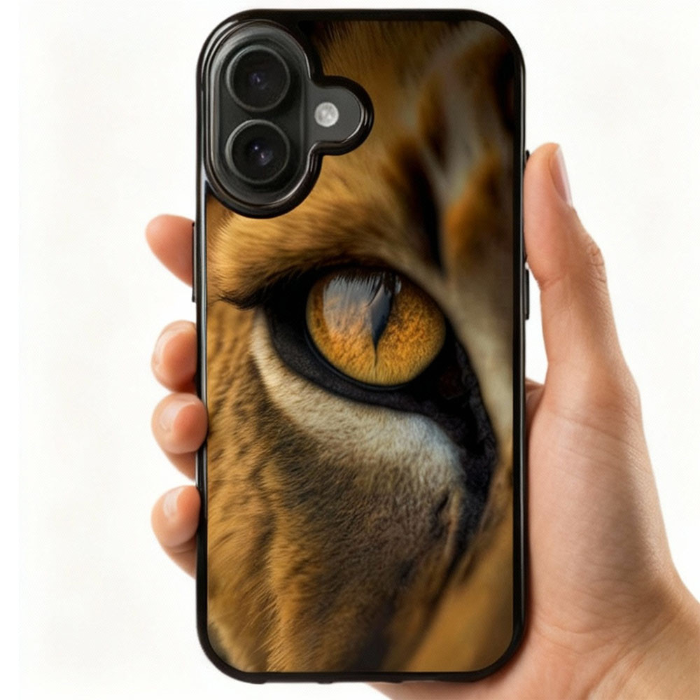 Coque iPhone 17 oeil de lion