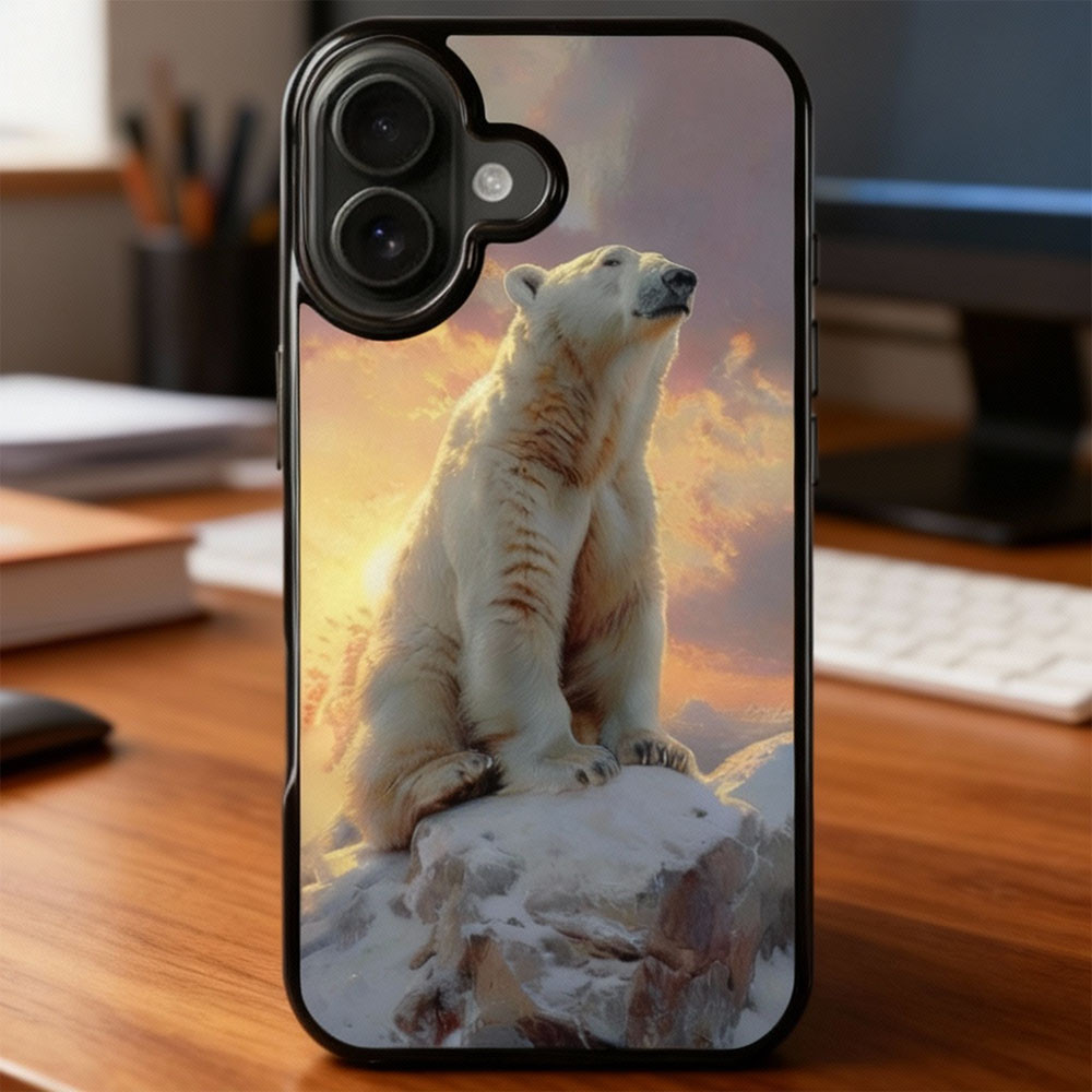 Coque iPhone 17 ours polaire