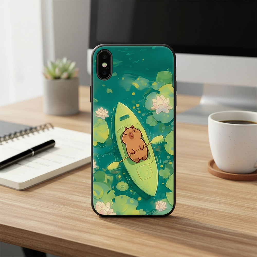 Coque iPhone 17 ourson kawaii