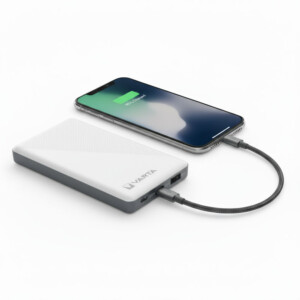 Powerbank Varta 10000mAh charge rapide ultime blanc