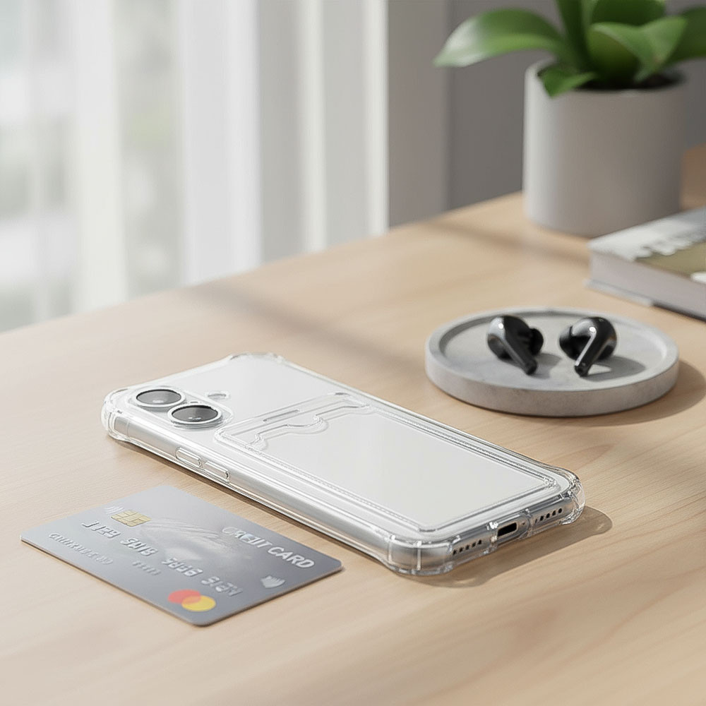 Coque iPhone 16 Transparente Porte-carte – Image 2