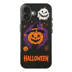 Coque iPhone 17 16 13 Halloween citrouille