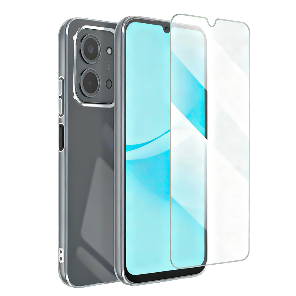 Coque Redmi 15c avec verre trempé