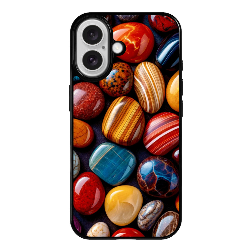 Coque iPhone 14 15 16 17 Air Galets