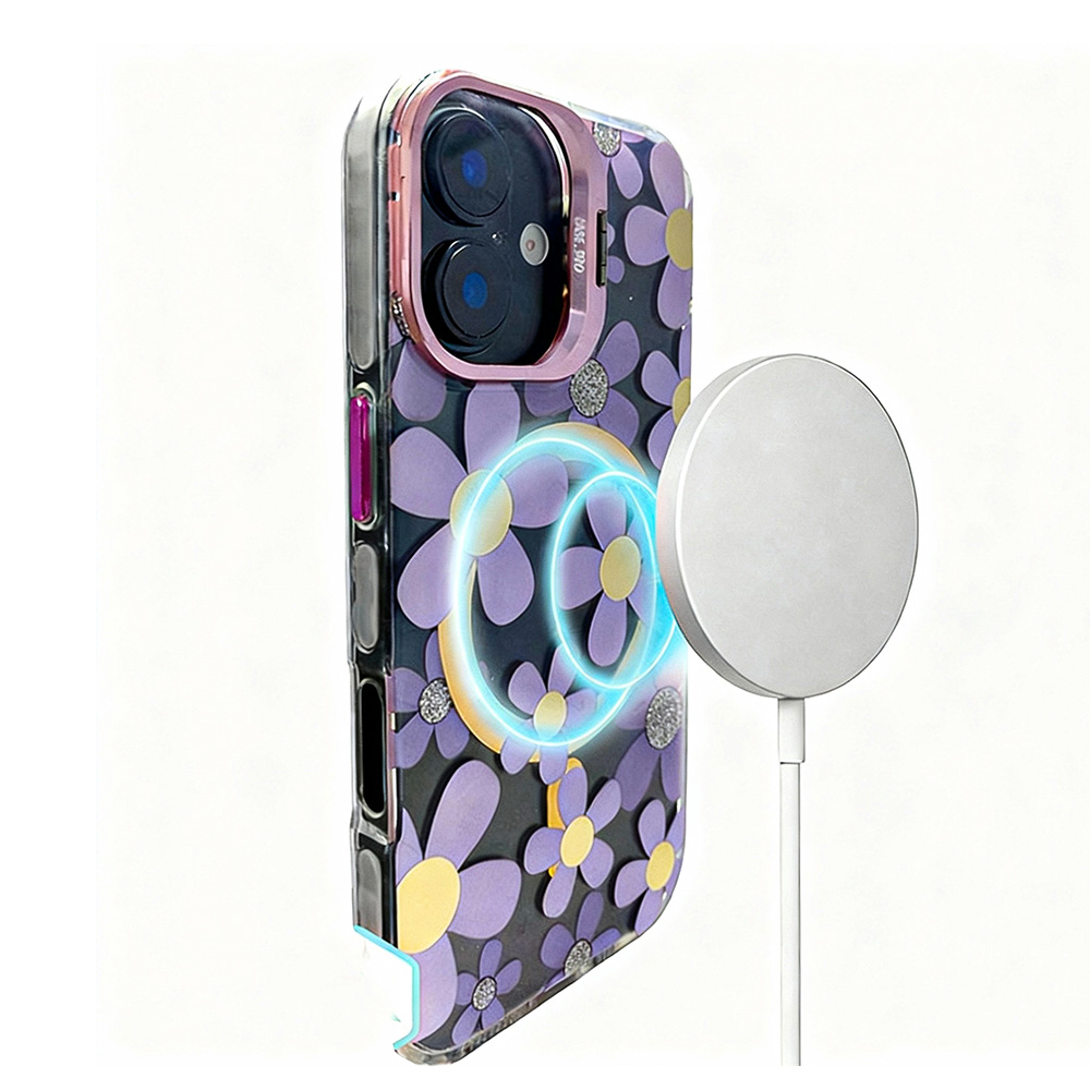 Coque iPhone 17 Fleurs magsafe