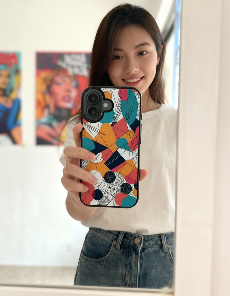 Coque iPhone 17 Pop art couleur