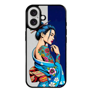 Coque iPhone 15/16/17 Geisha Tattoo