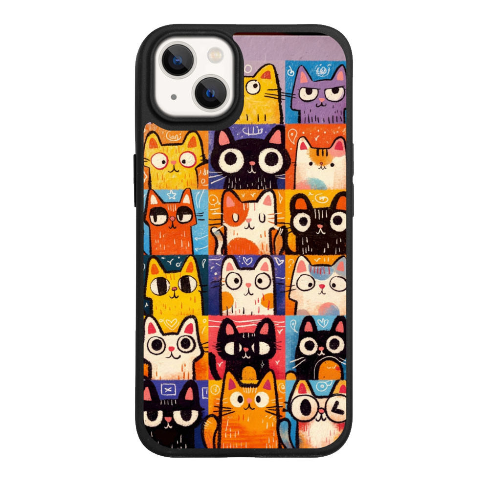 Coque iPhone Chats Pop Art